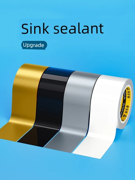 Su Geçirmez Mutfak Kenar Şeridi - 10cm Genişlik - 10m Uzunluk - Beyaz - 2