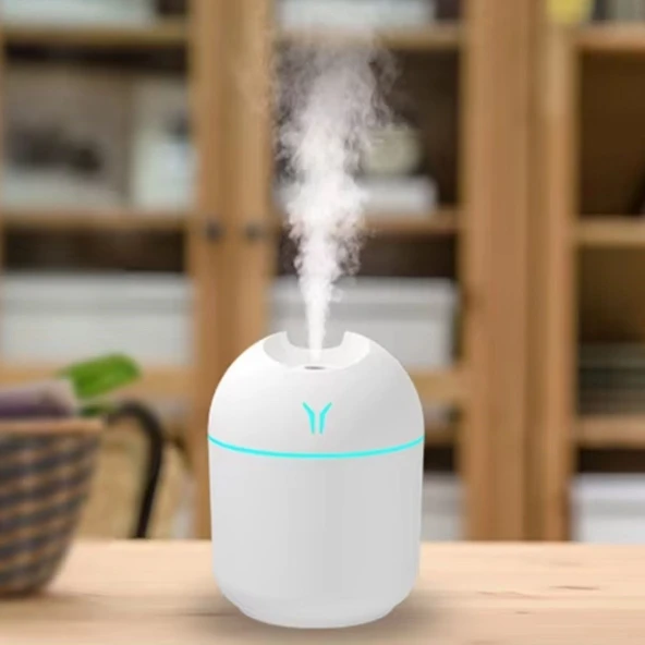 BUFFER® Işıklı Kuru Havayı Azaltan ve Aromaterapi Deneyimi Sunan Hava ve Oda Nemlendirici - 4