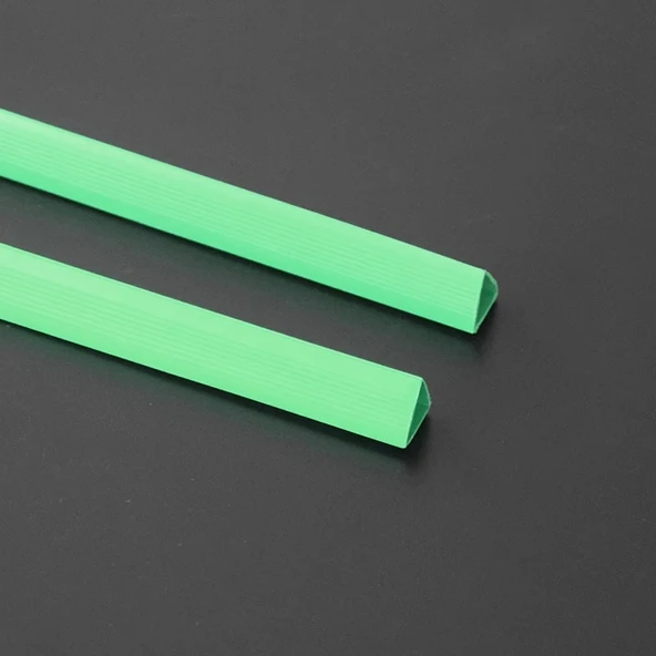A4 Kaydırmalı Kapağı - Plastik Kaplamasız Yeşil 20 Adet