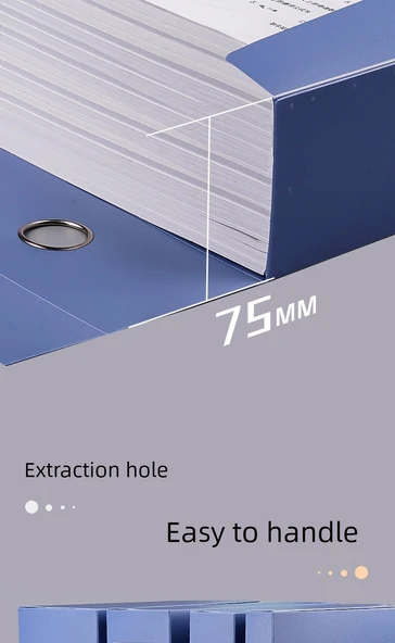 A4 Dosya Kutusu - Kalın Yeni Malzeme 20mm - 160 Kağıt - 10