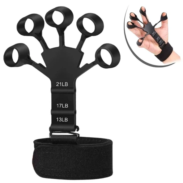Angel Of Life®  Esneyebilen Bilek Ve Kol Geliştirici Kavrama Güçlendirici El Parmak Spor Aparat - 6