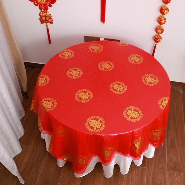 Tek Kullanımlık Masa Örtüsü - 1.6x1.6m - Xiao Xi - Ekstra Kalın - 10 Adet