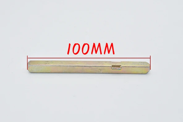 Demir Kapı Kolu Aksesuarları Kare Şaft Borusu - 100mm Uzunluk (Kesit 8*8)