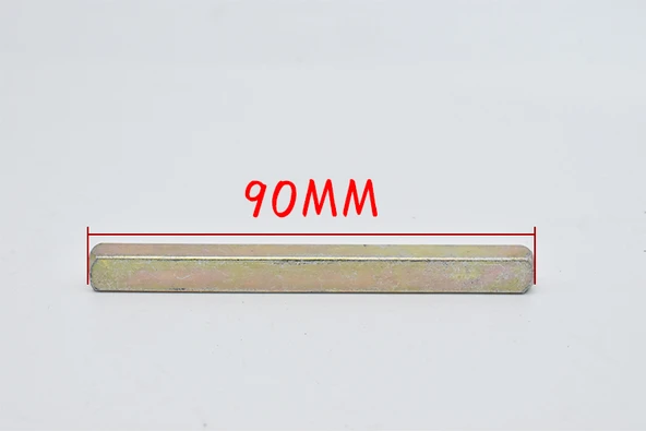 Demir Kapı Kolu Aksesuarları Kare Şaft Borusu - 90mm Uzunluk (Kesit 8*8)