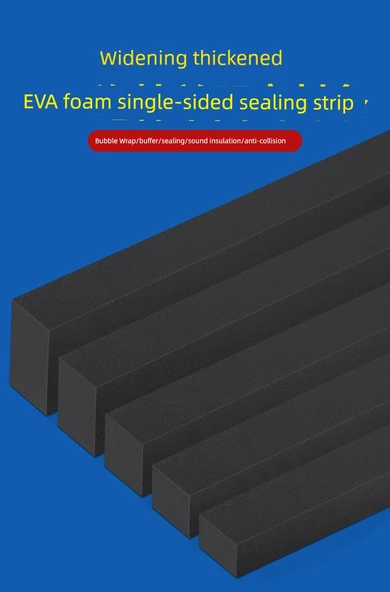 EVA Köpük Hava Sızdırmazlık Bandı - 15mm Genişlik - 1m Uzunluk - 25mm Kalınlık - 2 Paket - 7