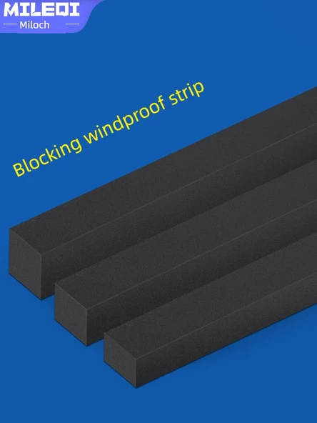 EVA Köpük Hava Sızdırmazlık Bandı - 50mm Genişlik - 1m Uzunluk - 40mm Kalınlık - 1 Paket - 3