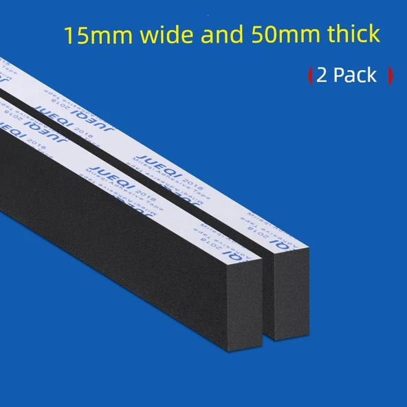 EVA Köpük Hava Sızdırmazlık Bandı - 15mm Genişlik - 1m Uzunluk - 50mm Kalınlık - 2 Adet