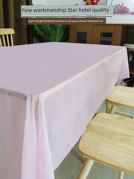 Çocuk Doğum Günü Dikdörtgen Tek Kullanımlık Masa Örtüsü - Koyu Mavi - 137cm x 274cm [3] - 5