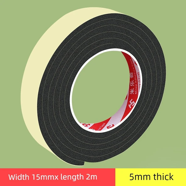 Kapı Pencere Kenar Contası - 5mm Kalınlık 15mm Genişlik 2 Metre