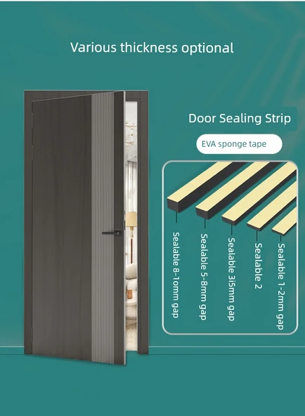 Kapı Pencere Kenar Contası - 3mm Kalınlık 30mm Genişlik 5 Metre - 9