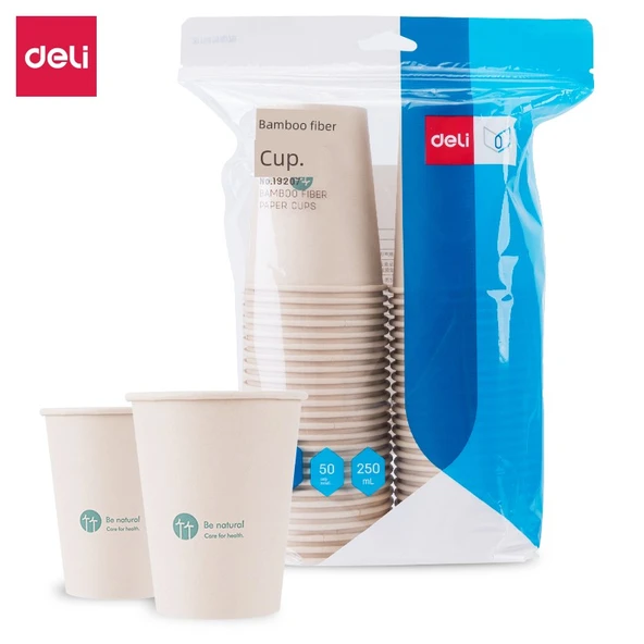 Kağıt Bardak - Ofis Temel - Bambus Lif - 250ml - 400 Adet