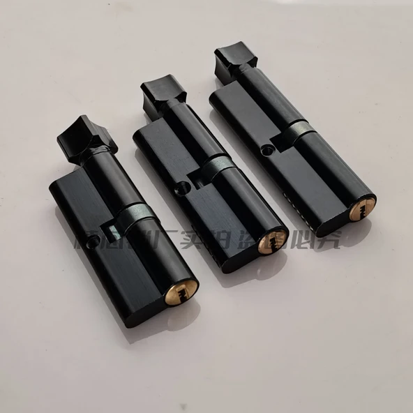 Yatak Odası Kapısı Ahşap Kapı Kolu Kilidi - Küçük 90 Bias (40+50 Dönüş) - 45mm Üstü Kapı Kalınlığı - Genel Amaçlı - Anahtarlı - 6