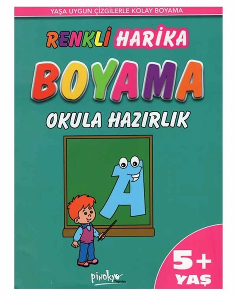 Renkli Harika Boyama Okula Hazırlık Pinokyo Yayınları