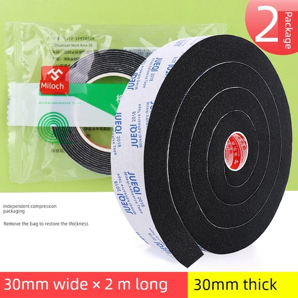 Buzdolabı Kapı Contası - 30mm Kalınlık 30mm Genişlik 2m Uzunluk [2 Paket]