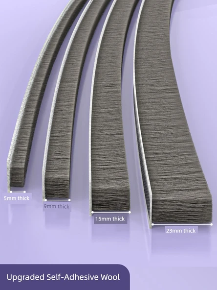 Beyaz Kapı Pencere Conta Şeridi - 9mm Genişlik - 10m Uzunluk - 9mm Kalınlık (4.5-7mm Aralık) - 2
