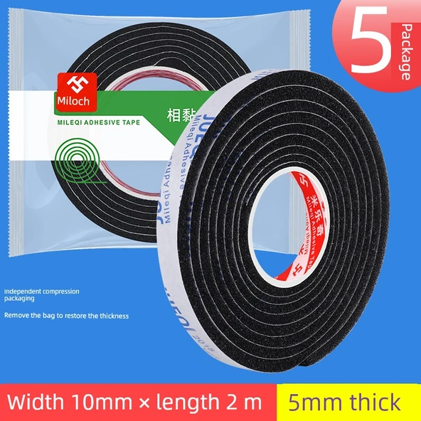 Buzdolabı Kapı Contası - 5mm Kalınlık 10mm Genişlik 2m Uzunluk [5 Paket]