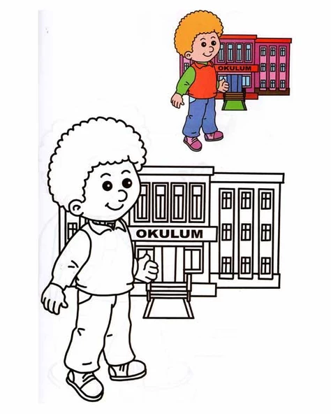 Renkli Harika Boyama Okula Hazırlık Pinokyo Yayınları - 3