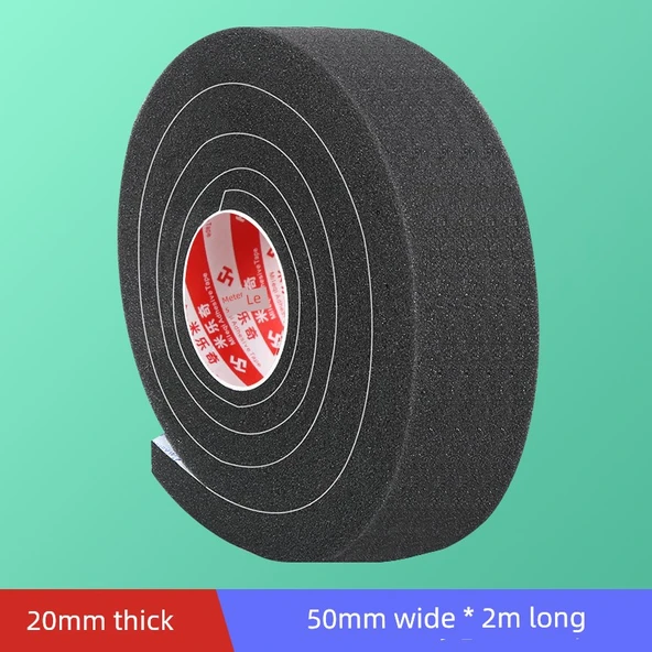 Kapı Pencere Ses Geçirmez Yalıtım Şeridi - 20mm Kalınlık 50mm Genişlik 2m Uzunluk