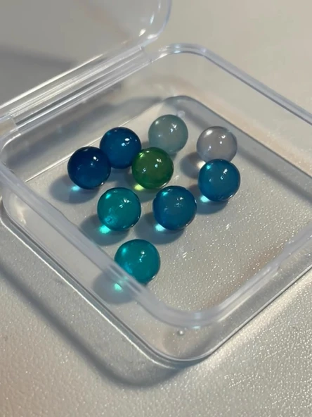 Kristal Yapışkan Top Bant - Mor + Sarı - Resim 6