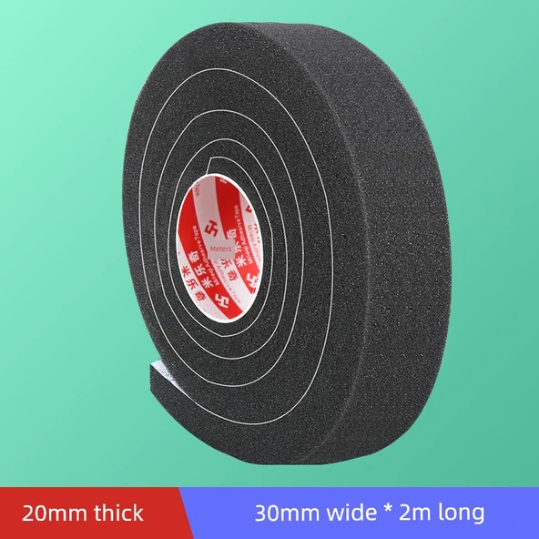 Kapı Pencere Ses Geçirmez Yalıtım Şeridi - 20mm Kalınlık 30mm Genişlik 2m Uzunluk