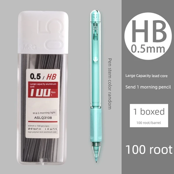 Otomatik Kalem Ucu Yedekleri - 0.5mm - HB - 1 Kutulu (101 Uç)