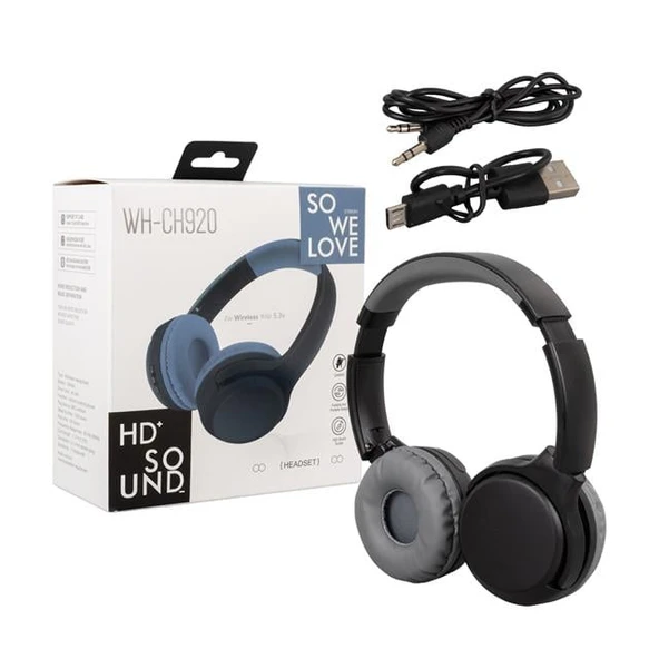 Magicvoice WH-CH920 Kablosuz Bluetooth Kulaküstü Tasarım Kulaklık - 4