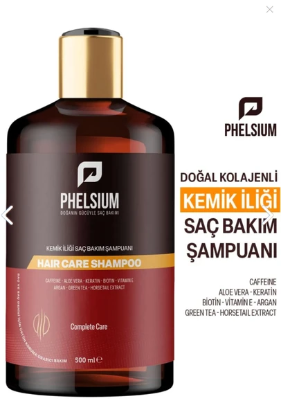 Hekim Phelsium dökülme karşıtı kemik ilikli Bakım Şampuanı 500 ml