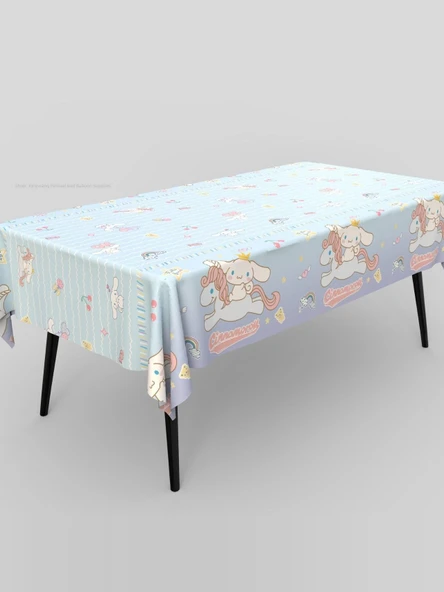 Tek Kullanımlık Su Geçirmez PE Masa Örtüsü - Kaptan Amerika - 180X135CM - 6