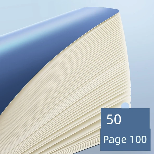 Minimalist A4/B5 Yumuşak Kopya Defter - Yazılmamış/A5-1 (40 sayfa her biri) - 3