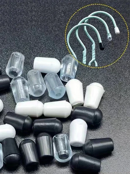 Şeffaf Yuvarlak Kauçuk Koruyucu Kılıf - 4.5mm İç Çap - 20 Adet - 6