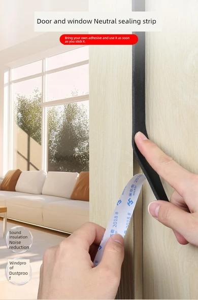Kapı Pencere Ses Yalıtım Bandı - 30mm genişlik * 5m * 2mm kalınlık - 7