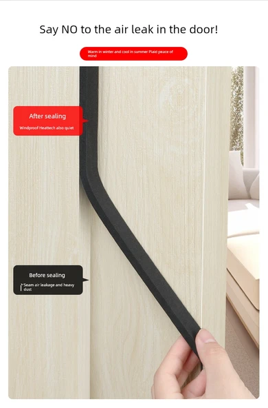 Kapı Pencere Ses Yalıtım Bandı - 30mm genişlik * 5m * 2mm kalınlık - 10