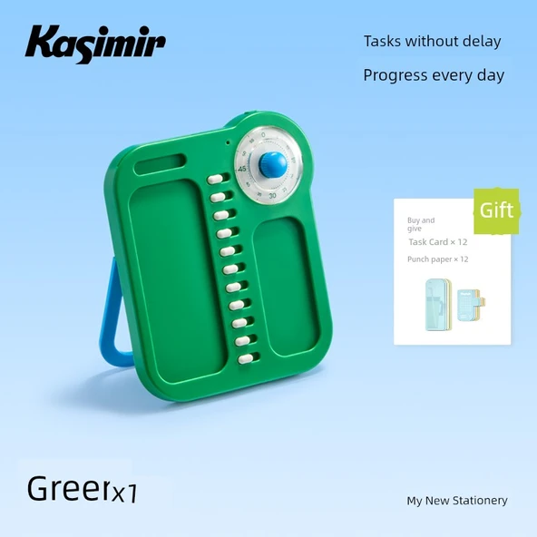 Kendi Kendine Disiplin Takvimi - Yeşil
