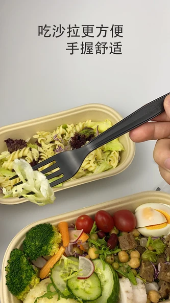 Tek Kullanımlık Plastik Salata Çatalı - Ayrı Ambalaj - 100 Adet - 10