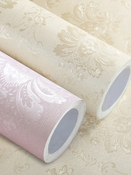 Nem Geçirmez Avrupa Tarzı PVC Duvar Kağıdı - İyi Şans - 60cm Genişlik X 5 Metre Uzunluk - 2