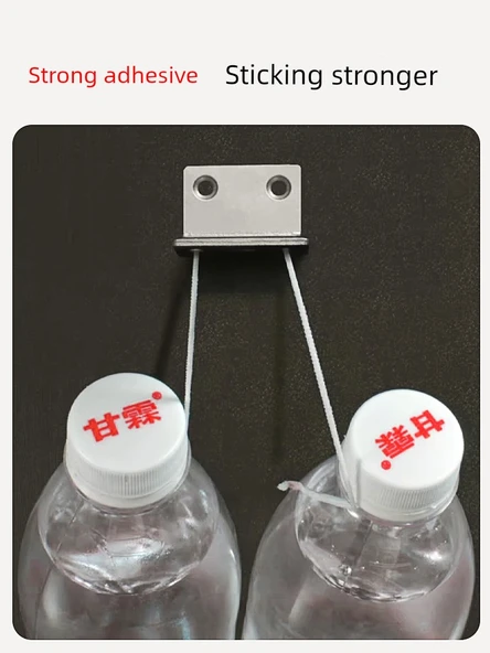 Paslanmaz Çelik Magnetik Kapı Kilidi - L Tipi Siyah 6 Paket - 35-50mm - 4