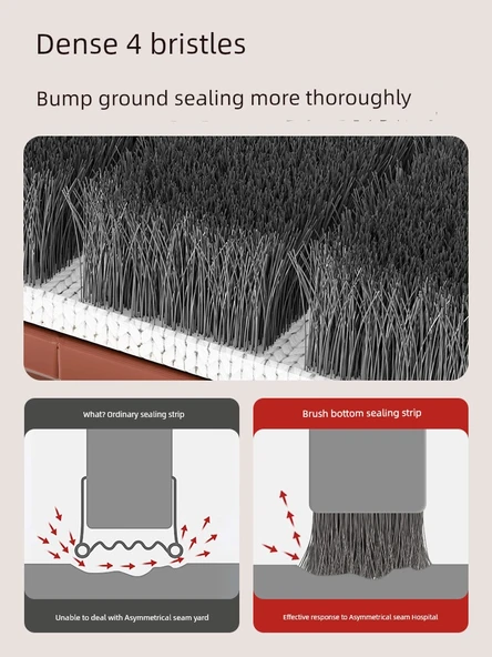 Kapı Altı Sızdırmazlık Şeridi - Beyaz - Küçük D - 6 Metre [9*6mm] - Resim 5