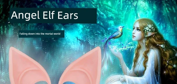 Noel Cosplay Elf Vampir Sahte Sivri Kulak - Elf Sivri Kulak 10cm - 9