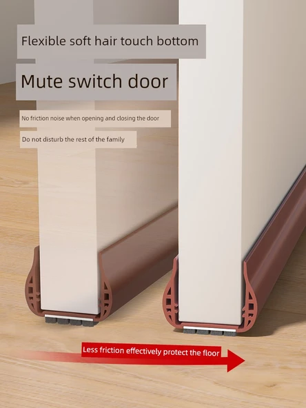 Kapı Altı Sızdırmazlık Şeridi - Beyaz - Küçük D - 6 Metre [9*6mm] - Resim 4