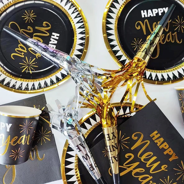 Parti Patlatıcı - Yeni Yıl Püsküllü Ejderha 4'lü Paket - Resim 9