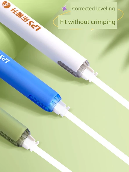 Panda Kalem Düzeltme Bandı - 5'li Paket Limon Sarısı - 5 Panda Çıkartması - 3