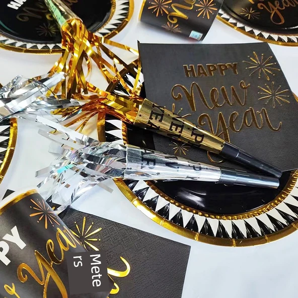 Parti Patlatıcı - Yeni Yıl Püsküllü Ejderha 4'lü Paket - Resim 10