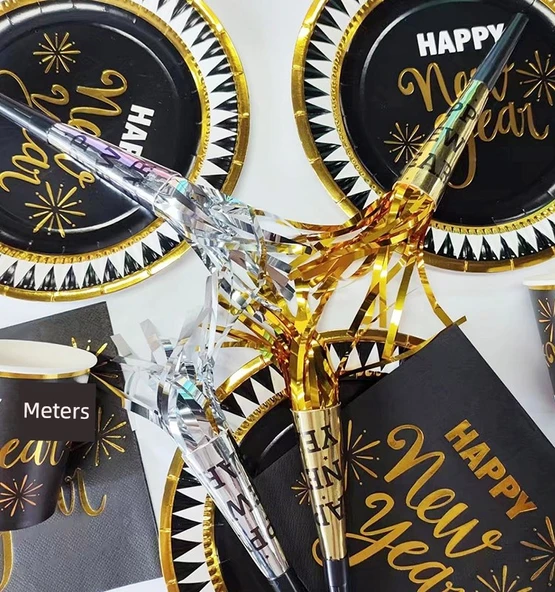 Parti Patlatıcı - Yeni Yıl Püsküllü Ejderha 4'lü Paket - Resim 5