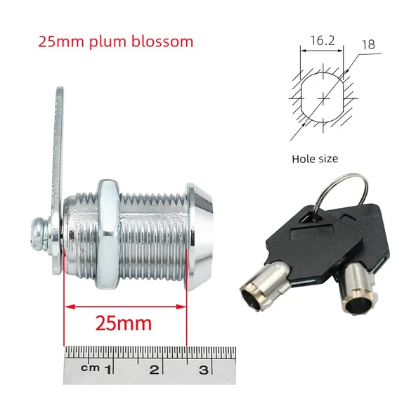 Acil Kilitli Kasa - 25mm Erik Çiçeği Açık