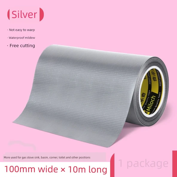 Su Geçirmez Bant - Gümüş - 100mm x 10m