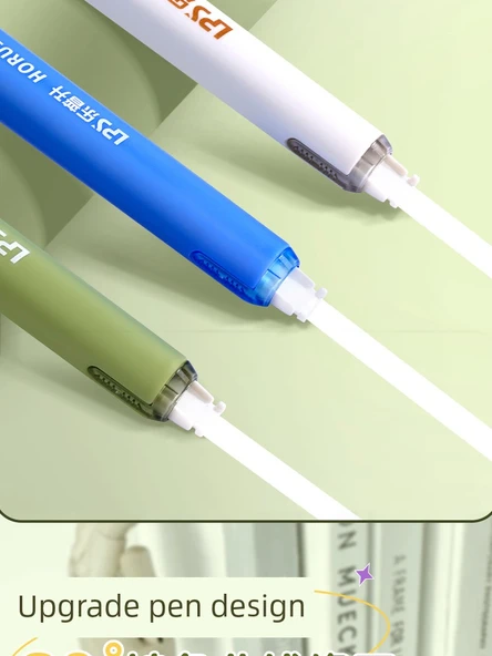 Panda Kalem Düzeltme Bandı - 5'li Paket Gül Pudrası - 5 Panda Çıkartması - 9