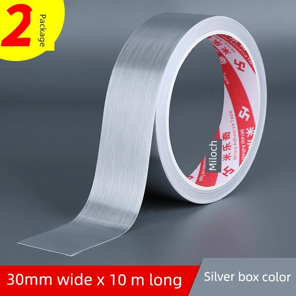 Su Geçirmez Yapıştırıcı Bant - Gümüş - 3cm Genişlik - 10m Uzunluk