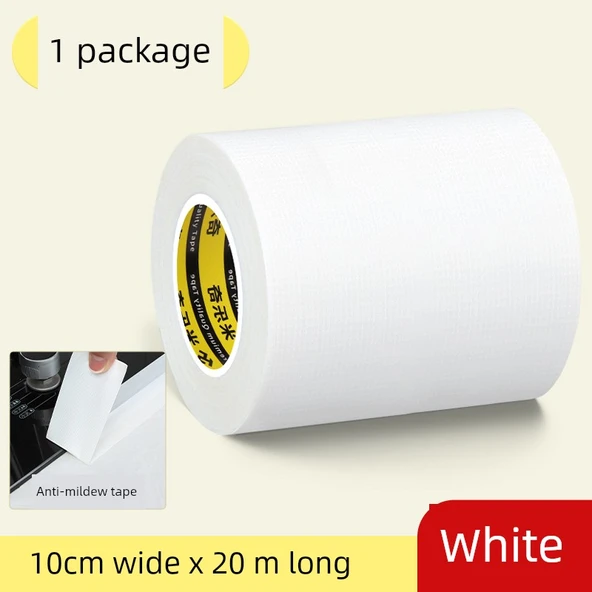 Tuvalet Tabanı Sızdırmazlık Bandı - Beyaz - 100mm genişlik * 20m uzunluk