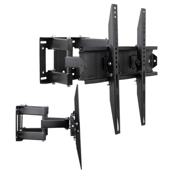 Vontech VT-852 HC Pro 55-85'' Çift Kollu Kilitli Hareketli Televizyon Duvar Askı Aparatı