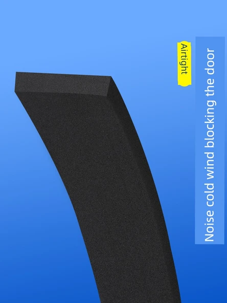 Kapı Sızdırmazlık Şeridi - 10mm Genişlik - 2m Uzunluk - 8mm Kalınlık - 5